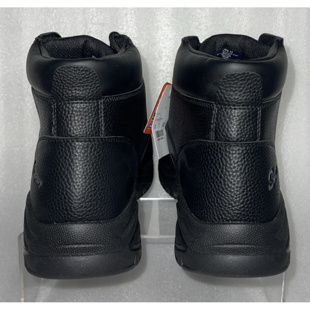 S Sport By Skechers Elton Black Steel Toe Leather Work Boots Men's Size 13‎ NEW - Picture 8 of 16